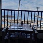 寿し光 - テラス席