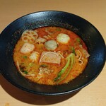 中華園 - 麻辣湯 大辛 ※食べかけ途中です(2025.07.21)