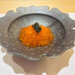 新宿 鮨 立花 - いくらとキャビアの丼物
