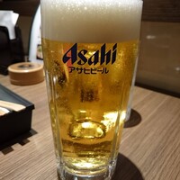 焼肉・しゃぶしゃぶ たちばな ヒルトンプラザイースト店 - 生ビール
