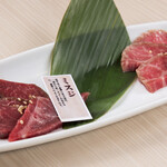 焼肉えんじゅ - 赤身希少部位2種食べ比べ