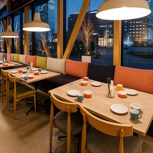 座席 : ソライロキッチン天王寺inてんしば （SORAIRO KITCHEN