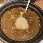 ホットスプーン - 半熟玉子牛すじ煮込みカレー