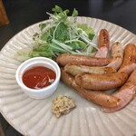 喜の川 - ソーセージ盛り合わせ