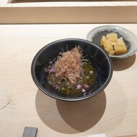 鮨 西崎 - もずくとじゅもずくとじゅんさいんさい