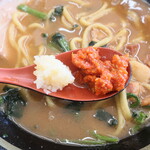 家系ラーメン 王道家 - 黄金コンビ投下～♪