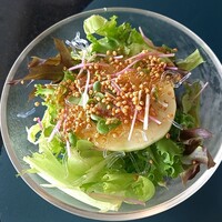 鉄板焼レストラン八景 - サラダ