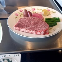 鉄板焼レストラン八景 - 葉山牛赤身80ｇ　美味し～～い
