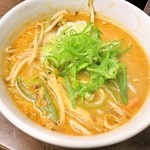 平和ジンギスカン - ミソヤサイ麺700円（のハーフ）