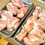 生ラム850円・コメカミ550円