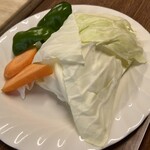 ダ・ロープ亭 - 軽く野菜焼きも付いてくる