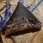 花小町 - 鮎の鬼の手こぶし、玉蜀黍と鮎の魚醤