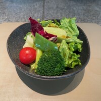 旬房 - グリーンサラダ 黒酢ドレッシング