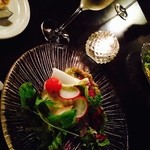 奥入瀬 森のホテル - 霜降り真鯛のサラダ