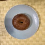 ポム・ド・テール - アールグレイ&ラズベリーチーズベーグル。