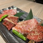 和牛焼肉 一期一縁 - ︎ 4種盛り　¥3,480