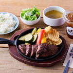 CRAFT BEER DINING &9 - 牛ハラミステーキランチ