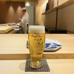 新宿 鮨 立花 - アサヒプレミアム熟選、パイセン絶賛♡