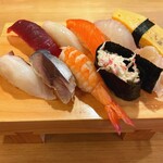 や台ずし - 寿司9貫