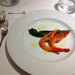リストランテ サクラ - 天使の海老と万願寺唐辛子のグリル