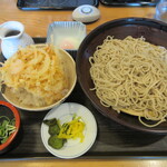 ウエスト - 料理写真:【かき揚げ丼そばセット　９５０円】