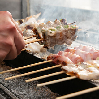地元北海道で愛される、旬素材を活かした串焼きを仙台で味わう！