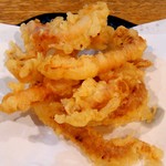 うどん 慎 - ゲソ天：あっぷ図 by ももち