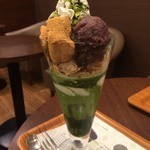 ナナズ・グリーンティー - 抹茶わらび餅ジェラートパフェ（920円）_2014年9月