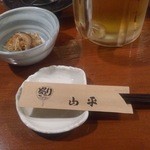 やきとり山平 - お通し