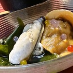 光雲閣 - 三陸産ホヤと牡蠣の酢の物＠あっぷ