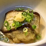 光雲閣 - 茄子鶏つみれ巻き＠あっぷ