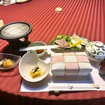 光雲閣 - 夕食全貌