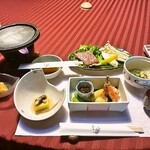 光雲閣 - 夕食全貌