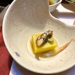 光雲閣 - 先付「玉濁黎豆腐」