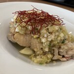 CHINESE DINING 瑞 - 葱油鶏片アップ