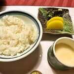 光雲閣 - 福島産　自家精米　麦とろご飯