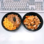 五反田 信濃屋 - ◆そぼろ丼 650円
      ◆やきとり丼 720円
      ◆にく(串) 180円(丼乗せで-20円引き)⇒160円
      ◆つくね(串) 180円(丼乗せで-20円引き)⇒160円
      ※税込