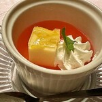 光雲閣 - 西瓜のゼリー＠あっぷ