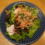 AU GAMIN DE TOKIO - 大盛りのサラダがセット　ツナとケッパー