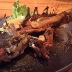 あぐん茶 - イラブチャーのにんにくバター焼き