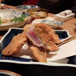 氏ノ木 - 地の塩〆天然アジ鯵フライ