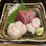 和み酒 仁 - 造里（鯛、鮪、烏賊）