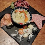 Seafood bar Ermitage - エルミタージュの前菜5種盛り合わせ