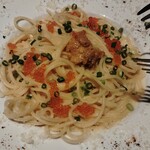 Seafood bar Ermitage - 雲丹とイクラのカルボナーラ