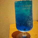 Seafood bar Ermitage - ブルーライチレモンライチサワー