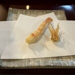 蕎麦切はたゑ - この海老、最高