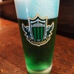バーデン　バーデン - 山雅ビール。サッカーチーム応援ビール？ブルーキュラソーが入ってるので甘いかも？