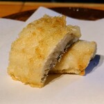 鮨やまか - 太刀魚の天ぷら