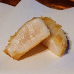 鮨やまか - 帆立の天ぷら