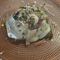 OSTERIA AL BUCO - 愛媛 シマアジ カルパッチョ